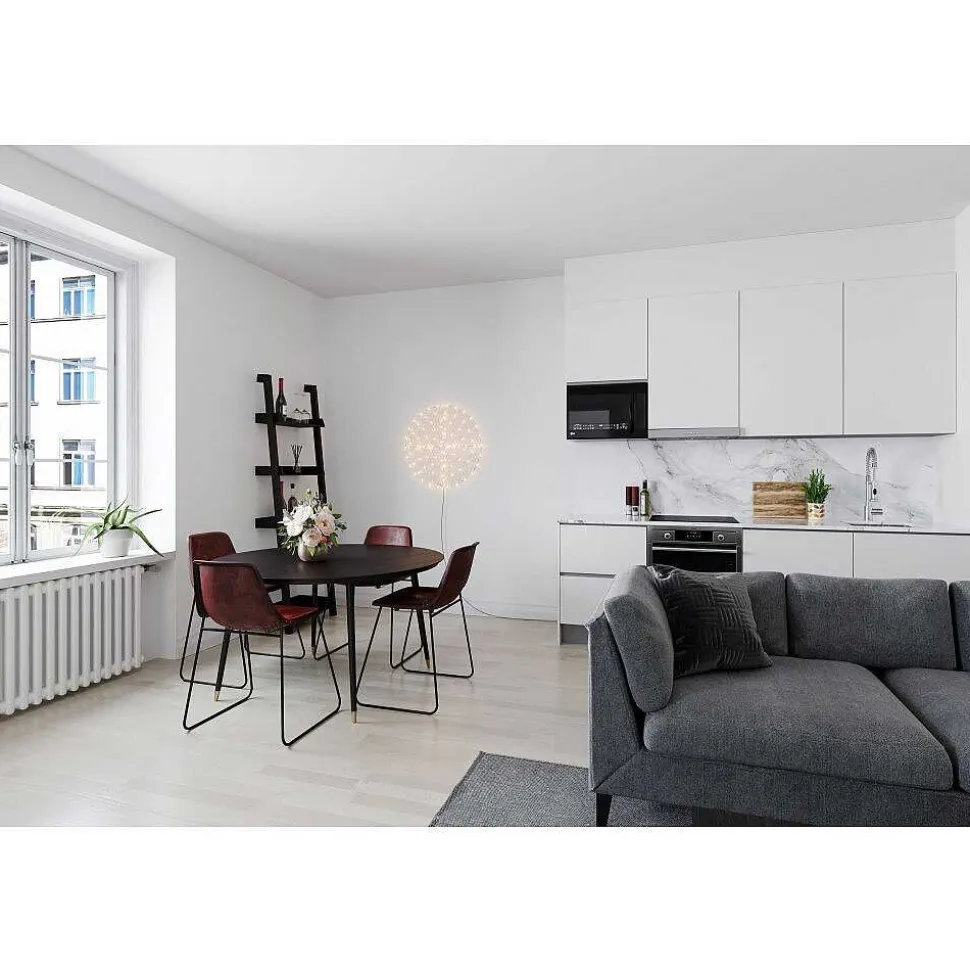 Applique Murale By Rydens Hayden Led Noir, 1 Lumiere