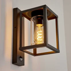 Applique Murale D'Exterieur Parkkola Anthracite, 1 Lumiere, Detecteur De Mouvement