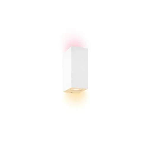 Applique Murale Philips Wiz Up&Down Led Blanc, 2 Lumieres, Changeur De Couleurs