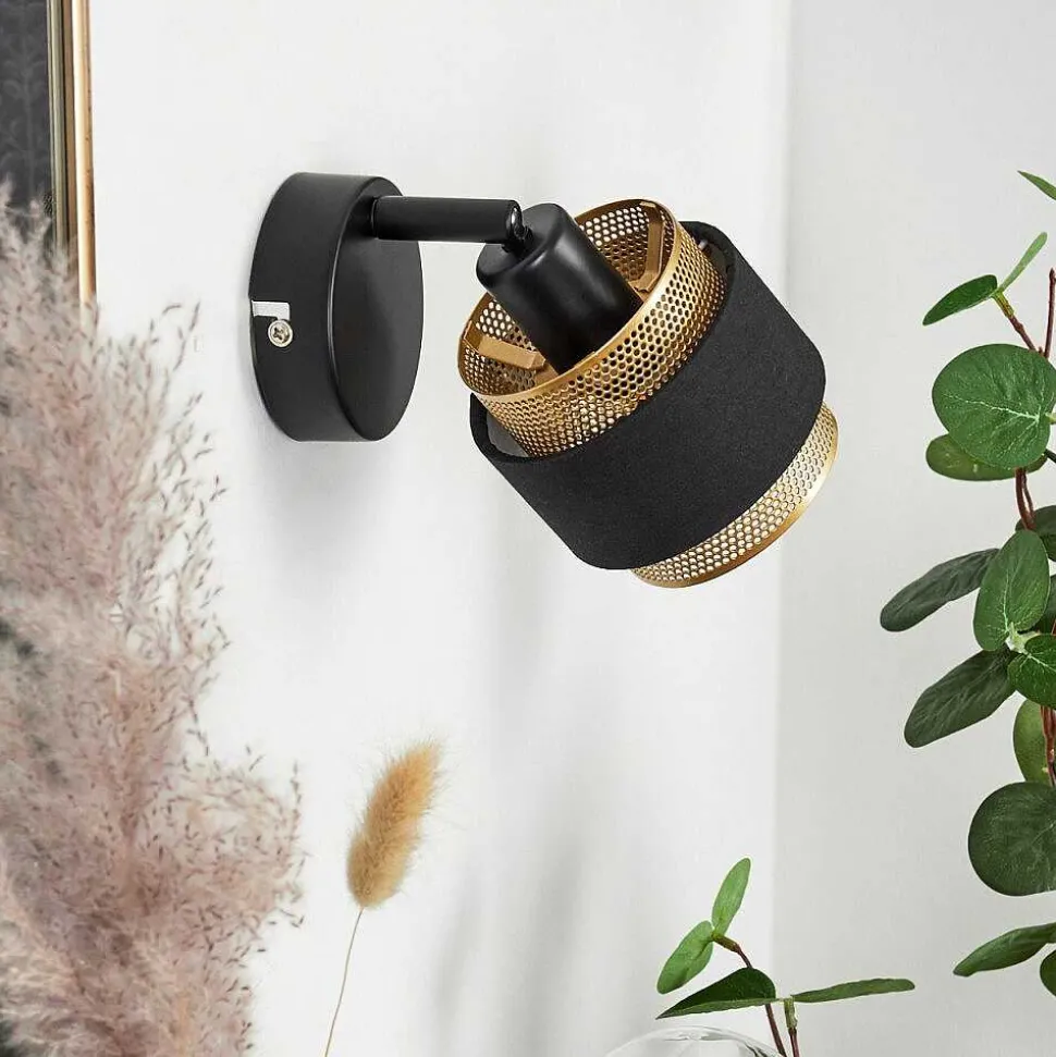 Applique Murale Regueira Noir, 1 Lumiere