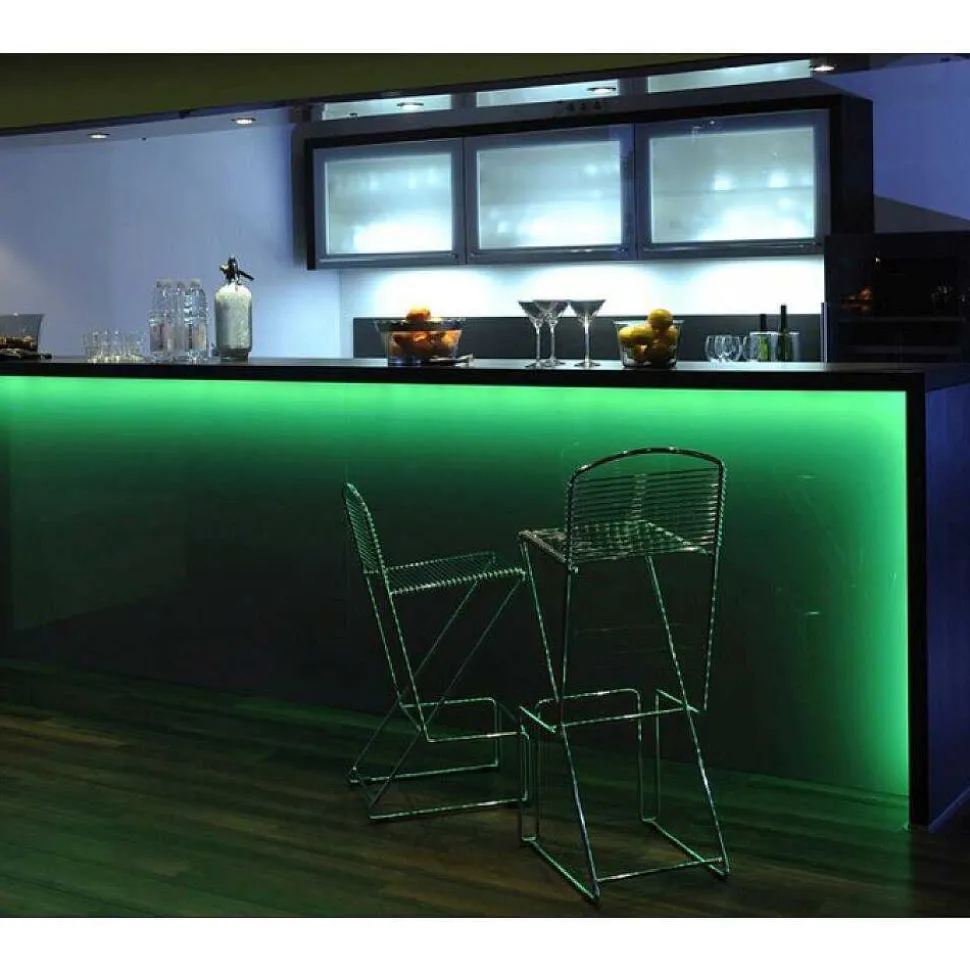 Bandes Led Leuchten Direkt Teania Transparent, 1 Lumiere, Telecommandes, Changeur De Couleurs