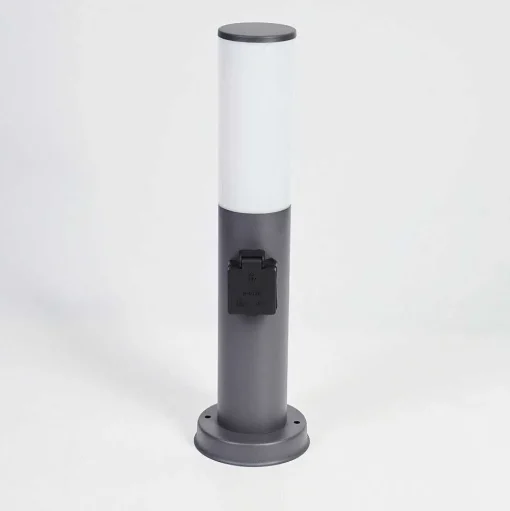 Borne Lumineuse Caserta Anthracite, 1 Lumiere