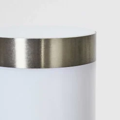 Borne Lumineuse Sessa Nickel Mat, 1 Lumiere