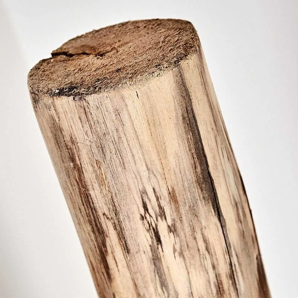 Lampadaire Bansberia Led Bois Clair, Noir, 1 Lumiere