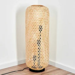 Lampadaire Bauro Ecru, Noir, 3 Lumieres