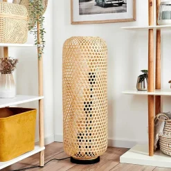 Lampadaire Bauro Ecru, Noir, 3 Lumieres