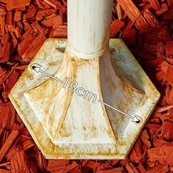 Lampadaire Exterieur Lentua Or, 1 Lumiere