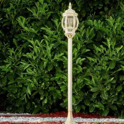 Lampadaire Exterieur Lentua Or, 1 Lumiere