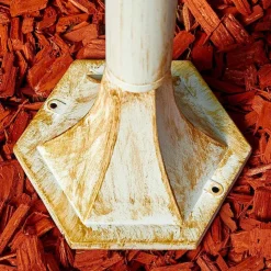 Lampadaire Exterieur Lentua Or, 1 Lumiere