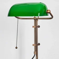 Lampe De Banquier Ragaz Bronze, 1 Lumiere