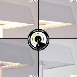 Lampe De Table Algeraz Led Blanc, 1 Lumiere