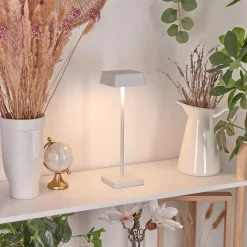 Lampe De Table Algeraz Led Blanc, 1 Lumiere