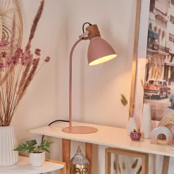 Lampe De Table Chipou Rose, Rose, 1 Lumiere