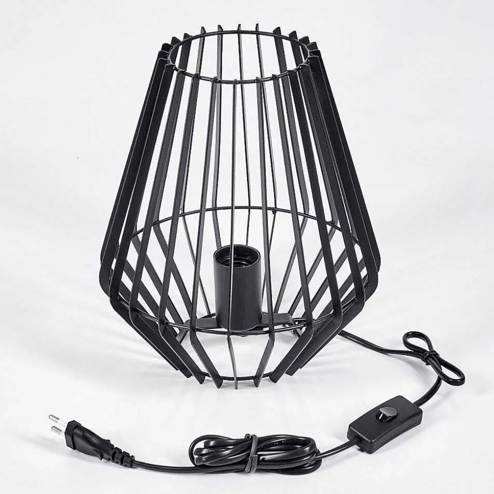 Lampe De Table Emporia Noir, 1 Lumiere