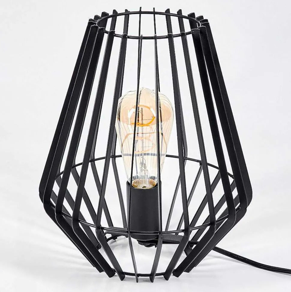 Lampe De Table Emporia Noir, 1 Lumiere