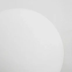 Lampe De Table Idual Dahlia Led Nickel Mat, 1 Lumiere, Telecommandes, Changeur De Couleurs