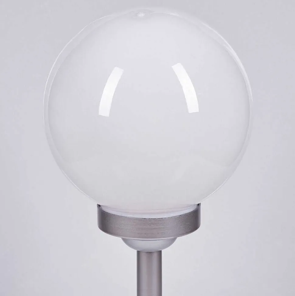 Lampe Solaire Kanganbou Led Argente, 4 Lumieres, Changeur De Couleurs