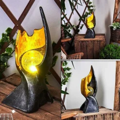 Lampe Solaire Kolo Led Or, Gris, Noir, 1 Lumiere