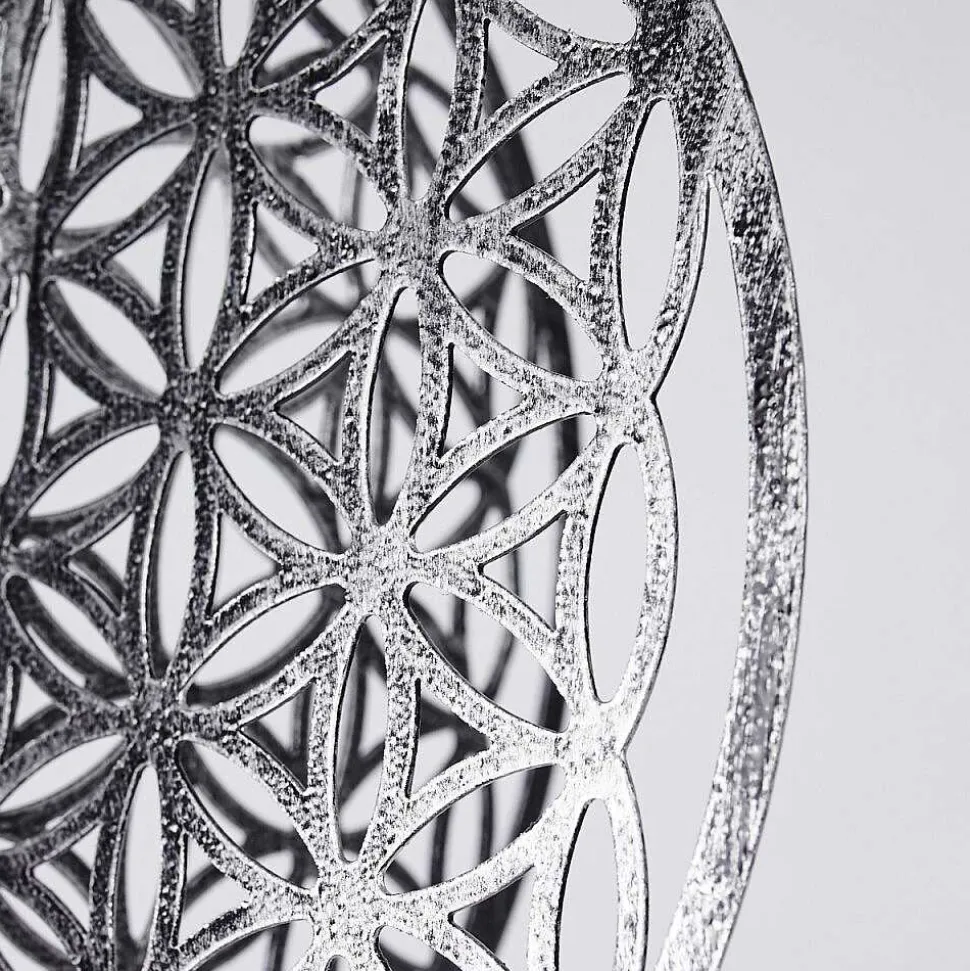 Lampe Solaire Mesan Led Noir, Argente, 1 Lumiere