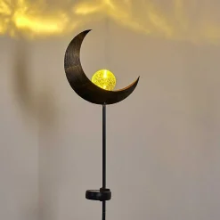 Lampe Solaire Rovinj Led Cuivre, Noir, 1 Lumiere