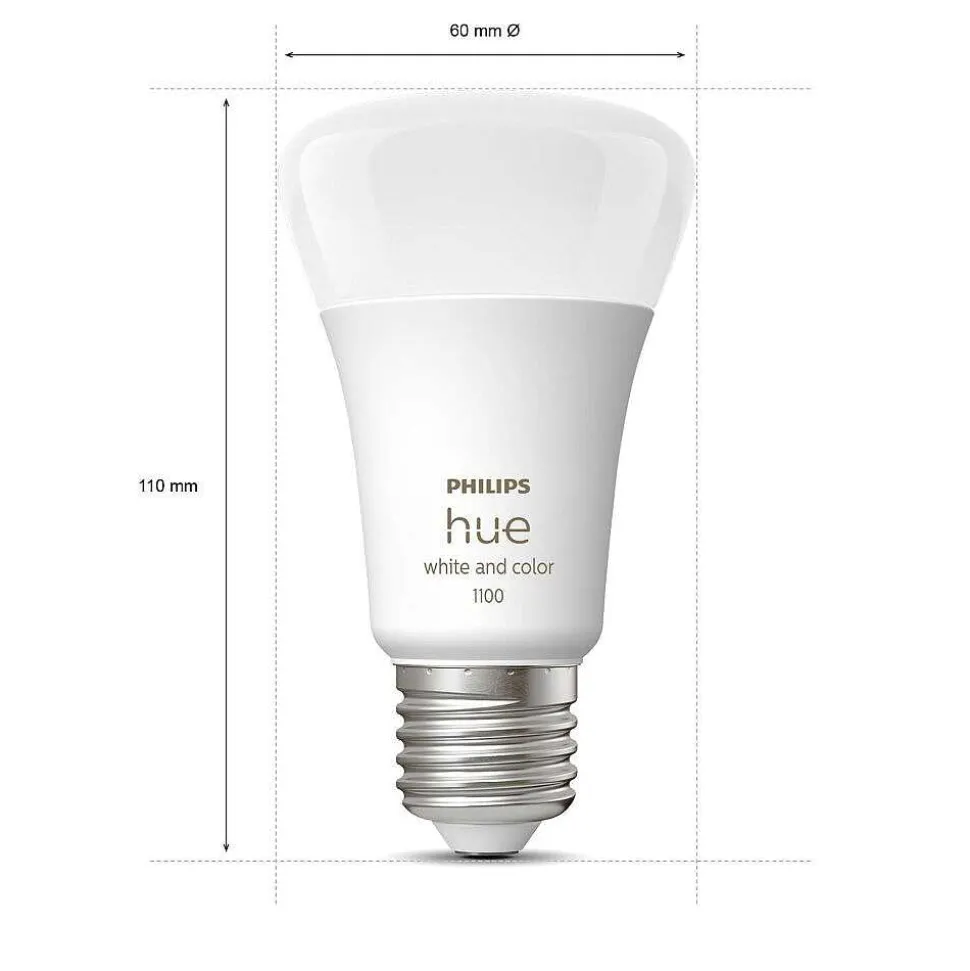 Led E27 9 Watt 2200 - 6500 Kelvin 806 Lumen Philips Hue White & Color Ambiance
