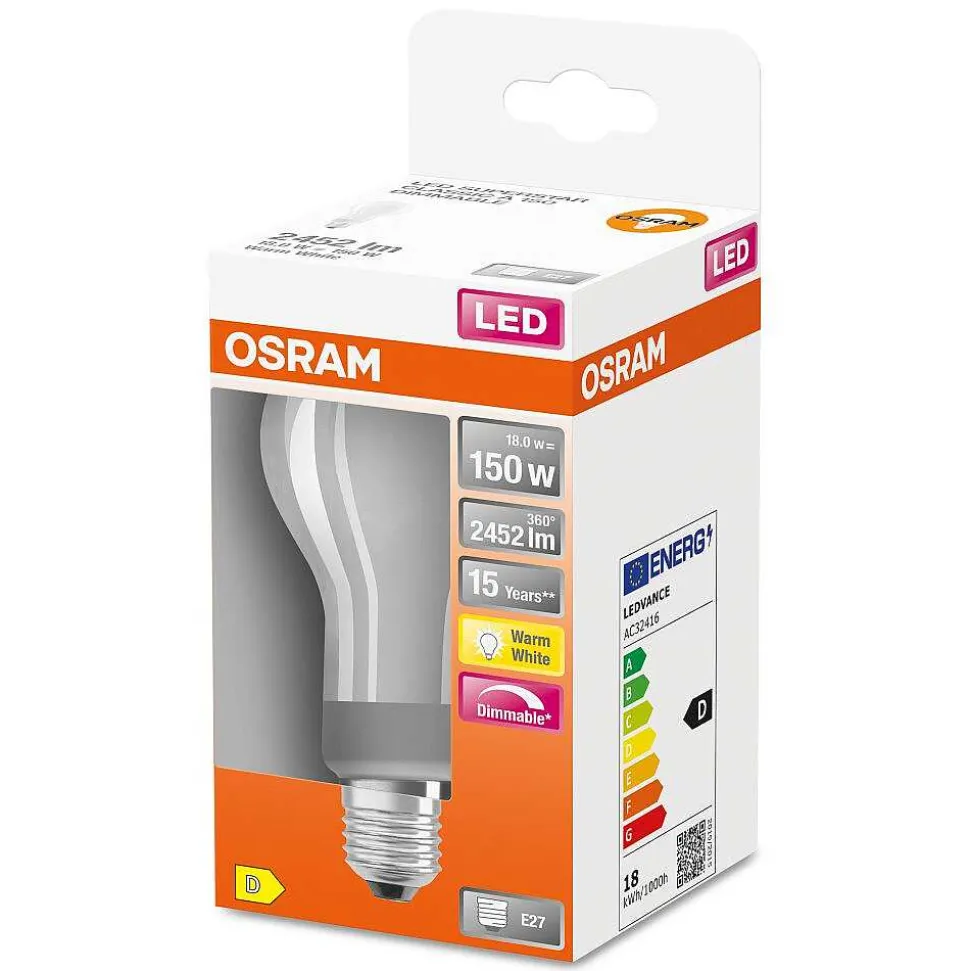 Osram Led Superstar E27 18 Watt 2700 Kelvin 2452 Lumen