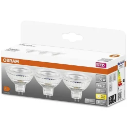 Osram Lot De 3 Led Star Gu5.3 6,5 Watt 2700 Kelvin 630 Lumen