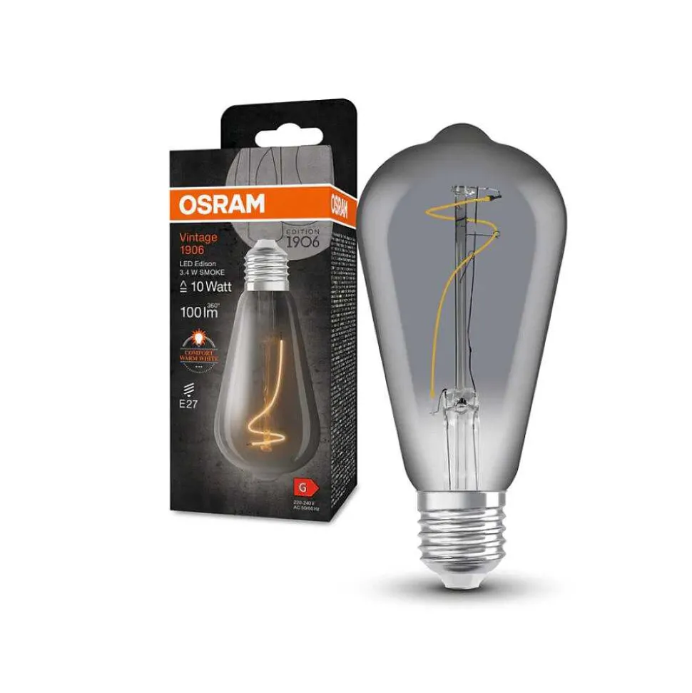 Osram Vintage 1906® Led E27 3,4 Watt 1800 Kelvin 100 Lumen