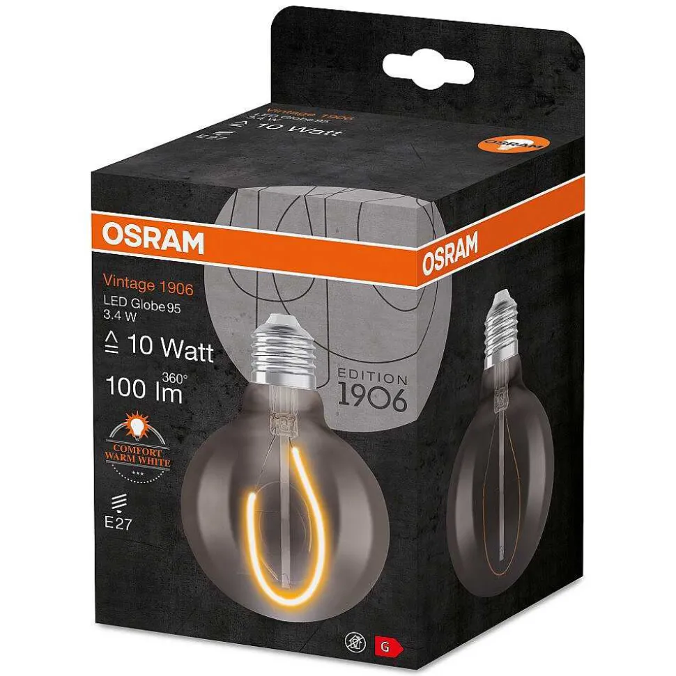 Osram Vintage 1906® Led E27 3,4 Watt 1800 Kelvin 100 Lumen