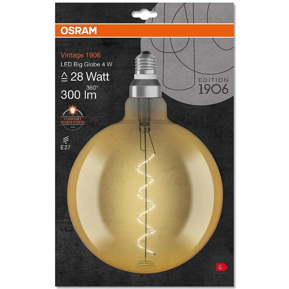 Osram Vintage 1906® Led E27 4 Watt 2000 Kelvin 300 Lumen