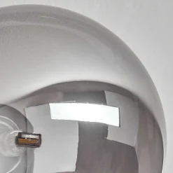 Plafonnier - Verre Chehalis Fume, 6 Lumieres