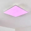 Plafonnier Antria Led Blanc, 1 Lumiere, Telecommandes, Changeur De Couleurs