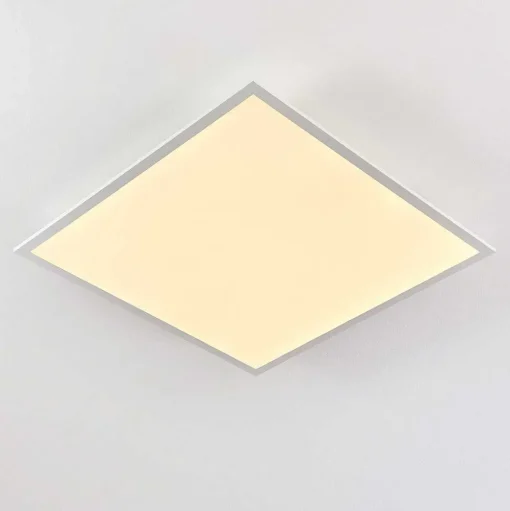 Plafonnier Antria Led Blanc, 1 Lumiere, Telecommandes, Changeur De Couleurs