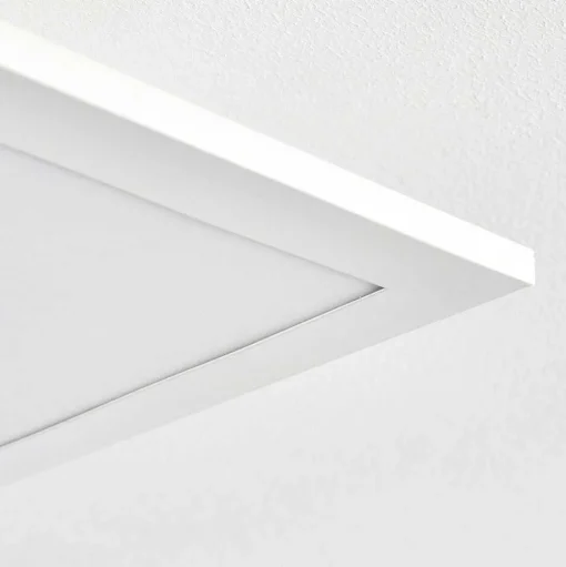 Plafonnier Antria Led Blanc, 1 Lumiere, Telecommandes, Changeur De Couleurs