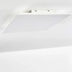 Plafonnier Antria Led Blanc, 1 Lumiere, Telecommandes, Changeur De Couleurs