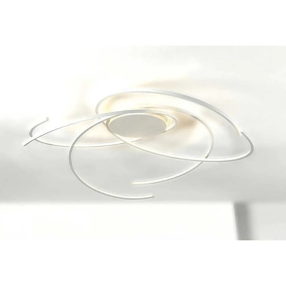 Plafonnier Escale Space Led Blanc, 1 Lumiere