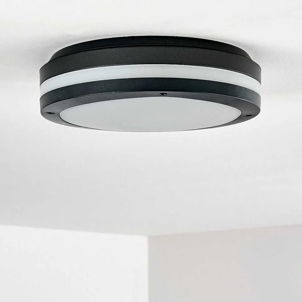 Plafonnier Exterieur Wollongong Led Anthracite, 1 Lumiere