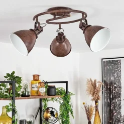 Plafonnier Koppom Rouille, 3 Lumieres