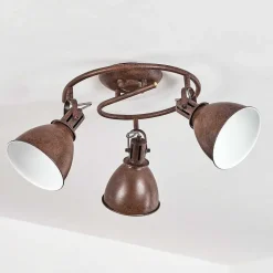 Plafonnier Koppom Rouille, 3 Lumieres