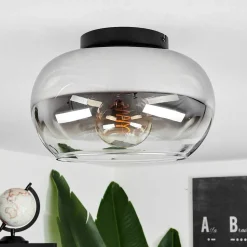 Plafonnier Molloy Clair, Fume, 1 Lumiere