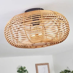 Plafonnier Mulstrand Ecru, Noir, 1 Lumiere