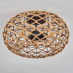 Plafonnier Mulstrand Ecru, Noir, 3 Lumieres