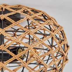 Plafonnier Mulstrand Ecru, Noir, 3 Lumieres