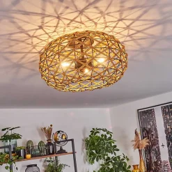 Plafonnier Mulstrand Ecru, Noir, 3 Lumieres