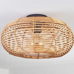 Plafonnier Mulstrand Ecru, Noir, 1 Lumiere