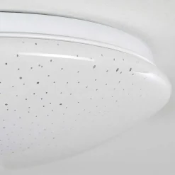 Plafonnier Norton Star Led Blanc, 1 Lumiere, Telecommandes, Changeur De Couleurs