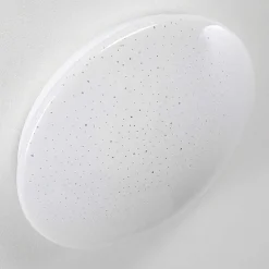 Plafonnier Norton Star Led Blanc, 1 Lumiere, Telecommandes, Changeur De Couleurs