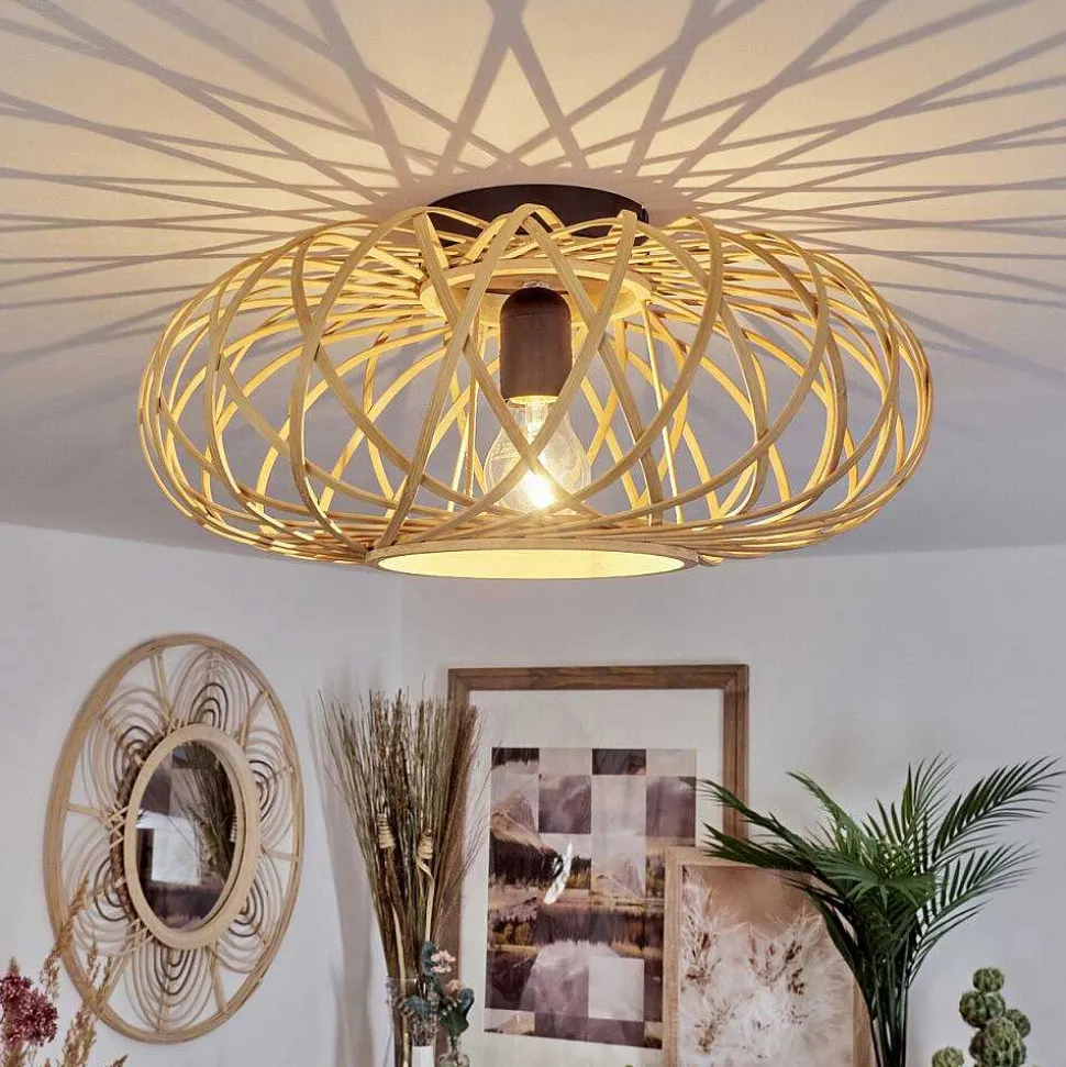 Plafonnier Pabu Ecru, 1 Lumiere