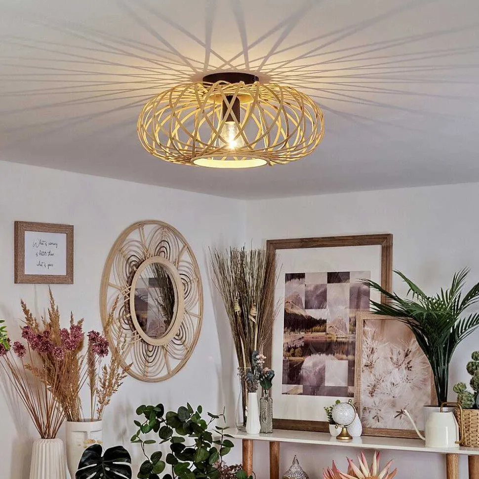 Plafonnier Pabu Ecru, 1 Lumiere