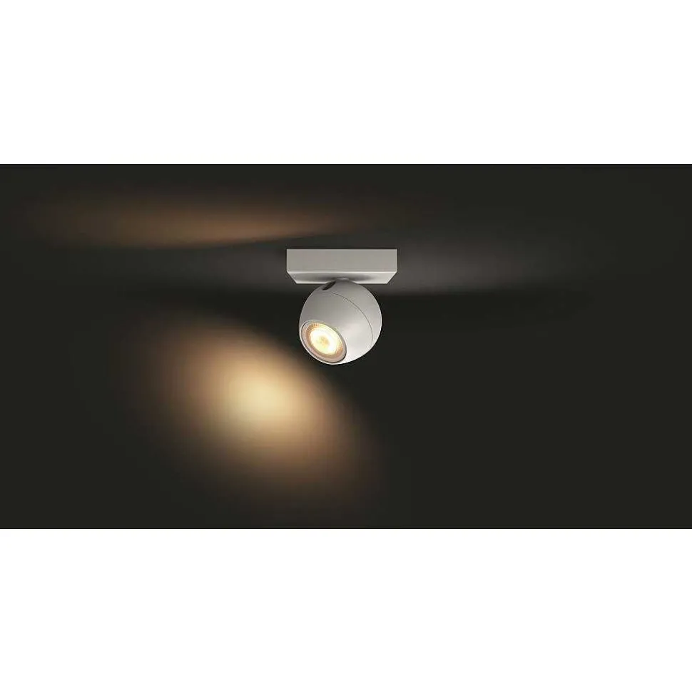 Plafonnier Philips Hue Buckram Led Blanc, 1 Lumiere